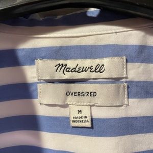 Oversized Madewell “ex-boyfriend” cotton shirt